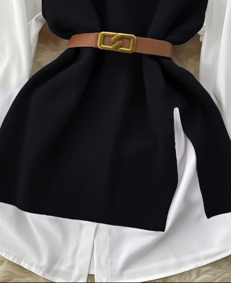 Chaleco largo elegante para mujer FAN FLO
