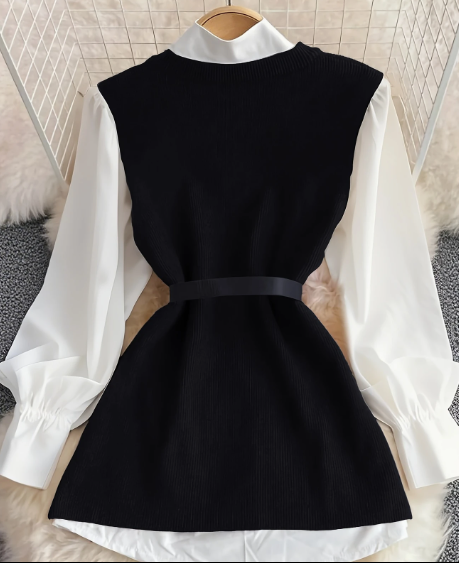 Chaleco largo elegante para mujer FAN FLO